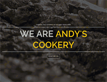 Tablet Screenshot of andyscookery.com